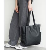 ブラック | マルチポケット レギュラーサイズ トートバッグ | e-zakkamania stores