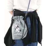 グレー［フレンチブルドッグ］ | アニマル刺繍コード ショルダーバッグ | e-zakkamania stores