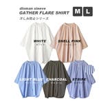 zootie（ズーティー）：汗じみ防止 ドルマンスリーブ ギャザーフレアシャツ | e-zakkamania stores | 詳細画像8 