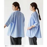 zootie（ズーティー）：汗じみ防止 ドルマンスリーブ ギャザーフレアシャツ | e-zakkamania stores | 詳細画像16 