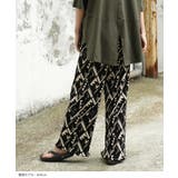 モノトーンエスニック柄 プリーツパンツ | e-zakkamania stores | 詳細画像6 