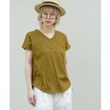 オーカー | zootie（ズーティー）：汗しみない Tシャツ［Vネック ポケットTEE］ | e-zakkamania stores