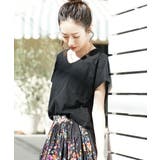 ブラック | zootie（ズーティー）：汗しみない Tシャツ［Vネック ポケットTEE］ | e-zakkamania stores