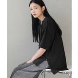 ブラック | zootie(ズーティー):URBAN PLUS スリットTシャツ | e-zakkamania stores