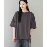 チャコール | zootie(ズーティー):URBAN PLUS スリットTシャツ | e-zakkamania stores