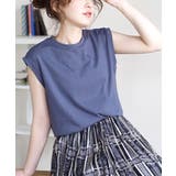 アッシュブルー | zootie（ズーティー）：URBAN PLUS フレンチスリーブカットソー | e-zakkamania stores