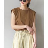 キャメルブラウン | zootie（ズーティー）：URBAN PLUS フレンチスリーブカットソー | e-zakkamania stores