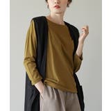 オーカー | zootie（ズーティー）：シルキースムースコットン Tシャツ［七分袖］ | e-zakkamania stores