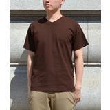 ダークブラウン | zootie（ズーティー）：汗しみない Vネック Tシャツ［メンズ］ | e-zakkamania stores
