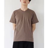 カフェモカ | zootie（ズーティー）：汗しみない Vネック Tシャツ［メンズ］ | e-zakkamania stores