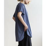 アッシュブルー | zootie（ズーティー）：URBAN PLUS ハイネックカットソー | e-zakkamania stores