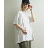 オフホワイト | zootie（ズーティー）：汗しみない Tシャツ［ビッグTEE］ | e-zakkamania stores