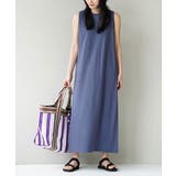 アッシュブルー | zootie（ズーティー）：URBAN PLUS ノースリーブワンピース | e-zakkamania stores