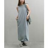 サックス | zootie（ズーティー）：URBAN PLUS ノースリーブワンピース | e-zakkamania stores