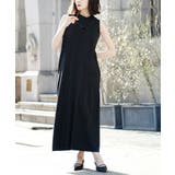 ブラック | zootie（ズーティー）：URBAN PLUS ノースリーブワンピース | e-zakkamania stores