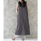 チャコール | zootie（ズーティー）：URBAN PLUS ノースリーブワンピース | e-zakkamania stores