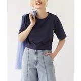 ネイビー | zootie（ズーティー）：URBAN PLUS カップ付きミニTシャツ | e-zakkamania stores