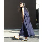 ネイビー | zootie(ズーティー):汗しみない カップ付きノースリーブワンピース | e-zakkamania stores
