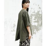 ダークカーキ | zootie（ズーティー）：汗しみない Tシャツ［バックスリット］ | e-zakkamania stores