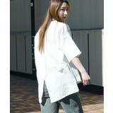 オフホワイト | zootie（ズーティー）：汗しみない Tシャツ［バックスリット］ | e-zakkamania stores