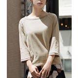 ベージュ | zootie（ズーティー）：シミヘン加工 フレンチバスク ラグランカットソー［無… | e-zakkamania stores
