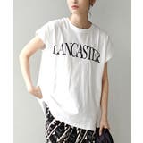 オフホワイト | ドルマンフレンチスリーブ ロゴTシャツ | e-zakkamania stores