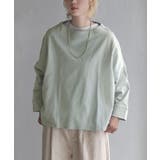 ライトミント | zootie（ズーティー）：シミヘン加工 フレンチバスク ワイドプルオーバー［ボ… | e-zakkamania stores