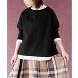 ブラック | zootie（ズーティー）：シミヘン加工 フレンチバスク ワイドプルオーバー［ボ… | e-zakkamania stores