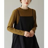 318.ブラウンカーキ | zootie（ズーティー）：ロングスリーブ リブカットソー［クルーネック］ | e-zakkamania stores