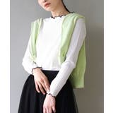 703.ホワイト×ブラック | zootie（ズーティー）：ロングスリーブ リブカットソー［クルーネック］ | e-zakkamania stores