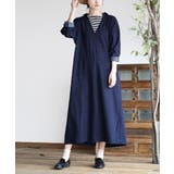 インディゴ | zootie（ズーティー）：色落ちしにくい カットソーデニム スキッパーワンピー… | e-zakkamania stores