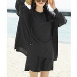 ブラック | zootie（ズーティー）：DAILY UTILITY ラッシュガード［ギャザー… | e-zakkamania stores