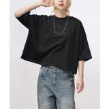 ブラック | zootie（ズーティー）：こなれリラックス 半袖ハイネックプルオーバー | e-zakkamania stores