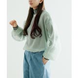 ミント | zootie（ズーティー）：シアー×リブ ロングスリーブプルオーバー | e-zakkamania stores
