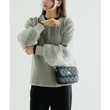 グレージュ | zootie（ズーティー）：シアー×リブ ロングスリーブプルオーバー | e-zakkamania stores