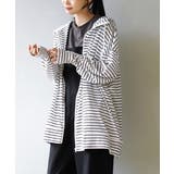 オフ×ネイビー | zootie（ズーティー）：さらっと薄手で快適 UVカットロングパーカー | e-zakkamania stores