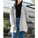 モクグレー | zootie（ズーティー）：さらっと薄手で快適 UVカットロングパーカー | e-zakkamania stores