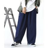 インディゴ | zootie（ズーティー）：デニム サーカスパンツ［丈標準］ | e-zakkamania stores
