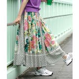 トロピカルフラワー | zootie（ズーティー）：インドコットン マキシスカート | e-zakkamania stores