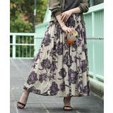 アンティークフラワー | zootie（ズーティー）：インドコットン マキシスカート | e-zakkamania stores