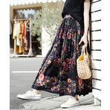 エキゾチックフラワー | zootie（ズーティー）：インドコットン マキシスカート | e-zakkamania stores