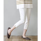 デニム［オフホワイト］ | zootie（ズーティー）：エアパンツ［クロップド］ | e-zakkamania stores