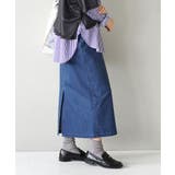 デニム［ウォッシュブルー］ | zootie（ズーティー）：エア ペンシルスカート | e-zakkamania stores