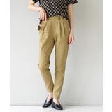 イエローベージュ | zootie（ズーティー）：COOL TOUCH 接触冷感テーパードパンツ | e-zakkamania stores