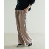 ダスティピンク | zootie（ズーティー）：やわらかワッシャー リラックスワイドパンツ | e-zakkamania stores