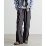 チャコール | zootie（ズーティー）：やわらかワッシャー リラックスワイドパンツ | e-zakkamania stores