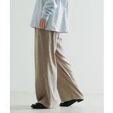 グレージュ | zootie（ズーティー）：やわらかワッシャー リラックスワイドパンツ | e-zakkamania stores