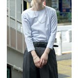 zootie（ズーティー）：シルキースムースコットン Tシャツ［七分袖］ | e-zakkamania stores | 詳細画像3 