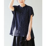 zootie（ズーティー）：サッカー素材 ドット柄ブラウス［フレンチスリーブ］ | e-zakkamania stores | 詳細画像10 