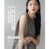 ノースリーブ ラウンドヘム カットソー[スタンダード] | e-zakkamania stores | 詳細画像2 